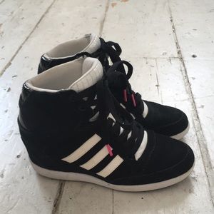 Adidas wedge sneakers 6.5